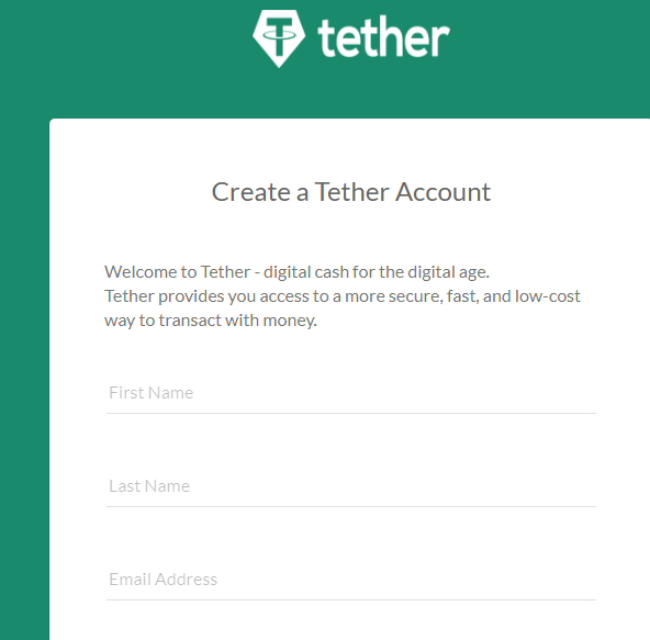 Создание официального кошелька криптовалюты Tether: шаг 3