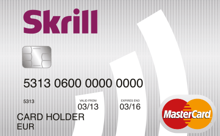 Заказ карты Skrill MasterCard