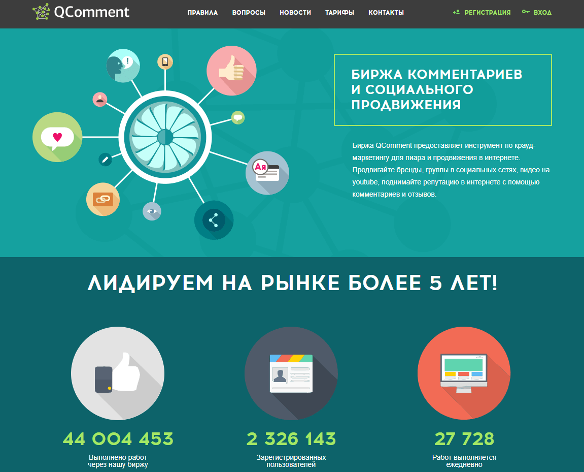Биржа QComment.ru